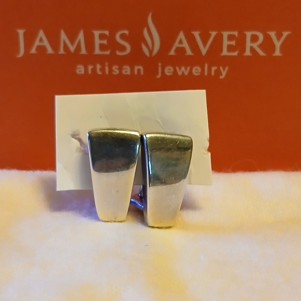 Retired James Avery Flare French Ear Clips